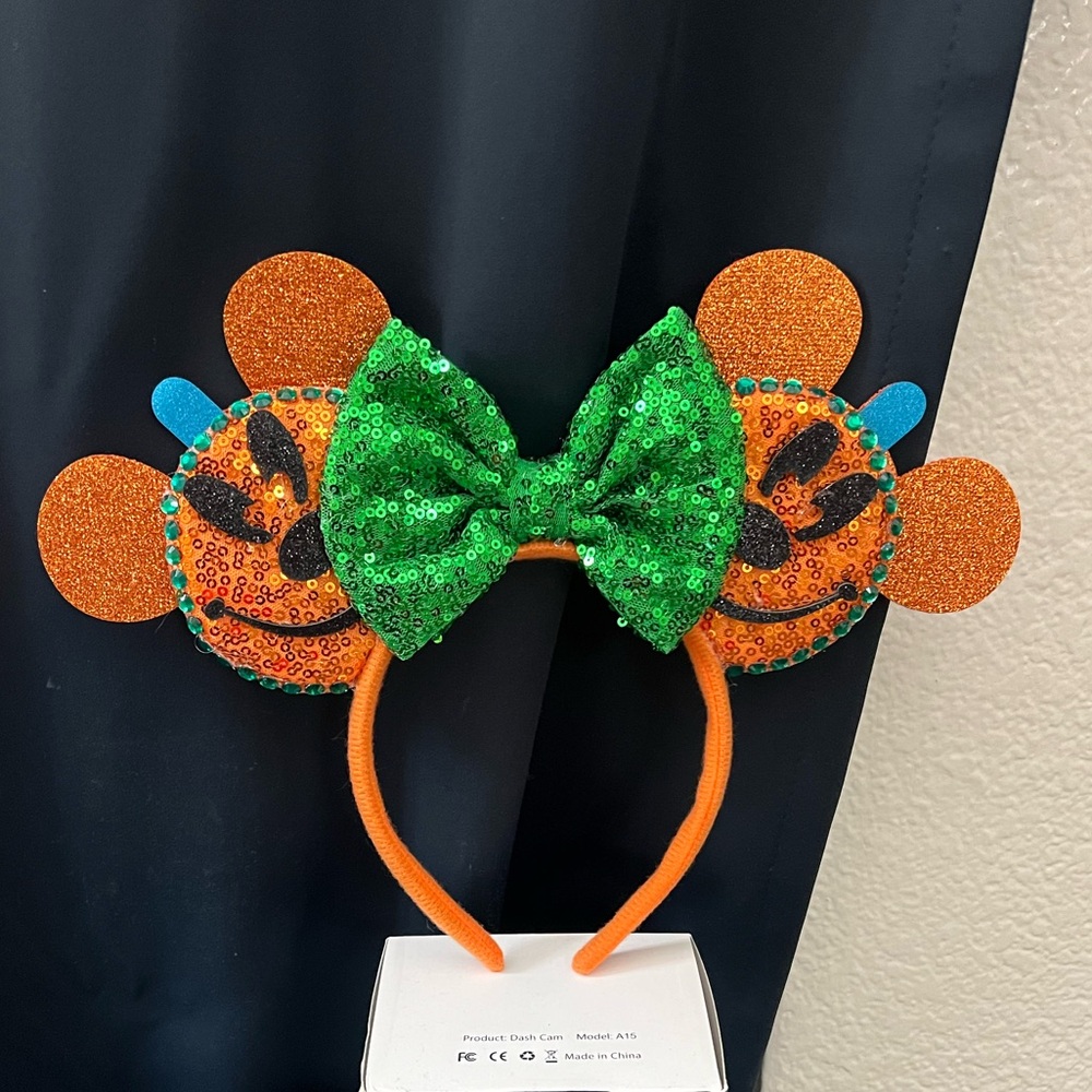 DISNEY MICKEY PUMPKIN HALLOWEEN EARS